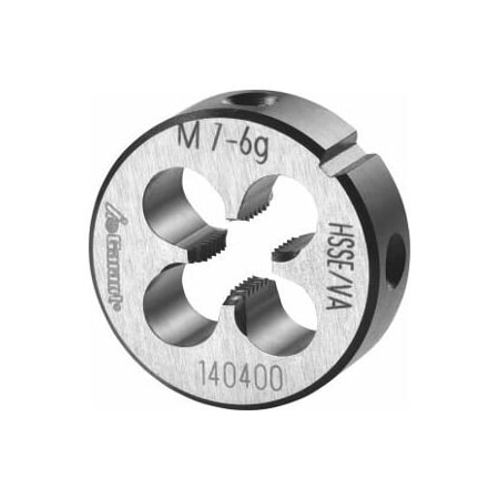 Garant M7X1 HSS-E Round Die, for High Tensile Steels, Closed/Pre-Slit Form 140400 M7